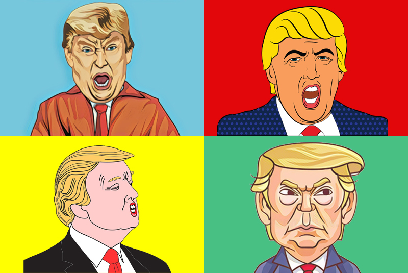 A ‘Pathological Liar,’ ‘A Con Artist,’ ‘America’s Hitler’: Donald Trump And His Empire Of Lies trump comic jc